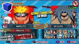 NARUTO ULTIMATE NINJA 5 MOD ULTIMATE JUTSU CHARACTERS | AETHERSX2 PS2 ANDROID Download..