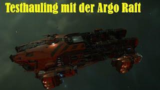 Star Citizen: Testhauling mit der Argo Raft