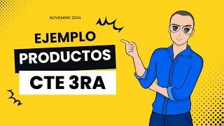 Ejemplo de PRODUCTOS para la tercera sesión de Consejo Técnico Escolar Noviembre 2024