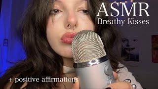  Anxiety Cure ASMR | Breathy Kisses, Positive Affirmations, Anticipatory Whispers, Mouth Sounds