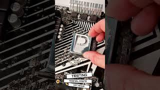 Testing Thermal Paste Patterns | Letter P ️‍  #Shorts