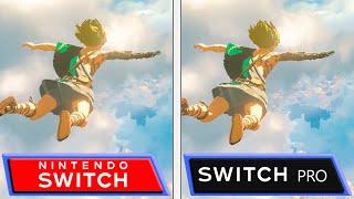 What would the games look like on the Switch Pro? | Switch VS Switch Pro | Simulated Comparison