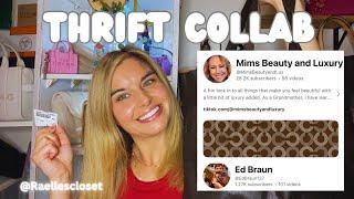 POPPING TAGS WITH FRIENDS! THRIFT STORE BAG COLLAB @MissysBeautyandLuxury, @EdBraun137 #thriftwithme