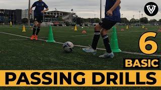 6 Basic Passing Drills | Soccer Drills | Football Exercises