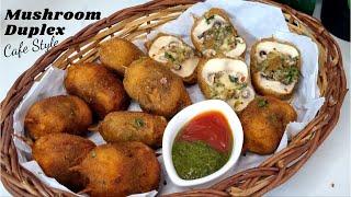 Mushroom Duplex | Cafe Style Juicy Crunchy & Cheesy Stuffed Mushroom Duplex Starter Food Connection