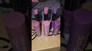 MARS Cosmetics matte lipsticks plum -set of 3