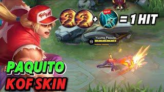 PAQUITO COMBO + SKY PIERCER = 1 HIT!!!! | PAQUITO GAMEPLAY | Mobile Legends