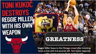 When Toni Kukoč DESTROYS Reggie Miller with Buzzer Beater 3-pointer