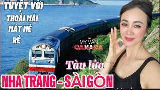 TUYỆT VỜI TÀU LỬA NHA TRANG- SÀI GÒN. RẺ, TIỆN MÁT MẺ, THOẢI MÁI .