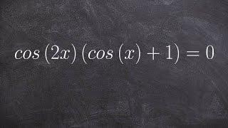 Solving trigonometric equations with multiple angles