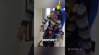 Emergency Escape Parachute Backpack #shorts