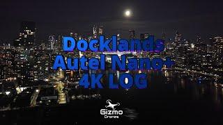 Docklands in Melbourne 4K - Autel Nano+ drone LOG and HDR video