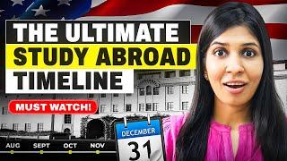 ULTIMATE STUDY ABROAD TIMELINE| Fall 2025 & Spring 2025 Admissions 