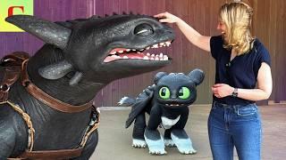 THE COOLEST ROBOTS at Epic Universe: I Pet Toothless!