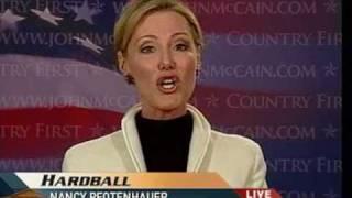 Hardball's Chris Matthews smacks down McCain campaign's Nancy Pfotenhauer about Sarah Palin. EPIC PFAIL!