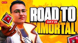 Calm Aim IMMORTAL Grind | Valorant Live India | DAY  28/70