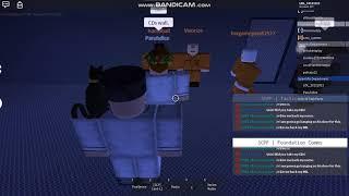 Roblox SCPF Spectating a 009 Test!
