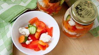 Easy recipe for the pickled GIARDINIERA | Homemade and preservative free