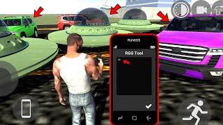 New  Ufo + Tv On Cheat Code | Road Colour Change Secret Featue Cheat Code in Indian Bike Driving 3d