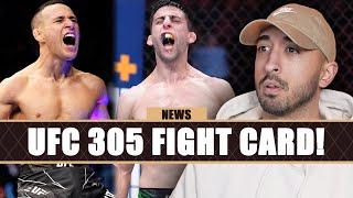 UFC 305 Fights Officially ANNOUNCED | MMArcade News