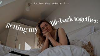 GETTING MY LIFE BACK TOGETHER: the living alone diaries | new puppy, old routine