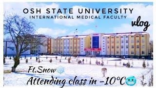 Osh State University-International Medical Faculty️| Osh State Medical University,Kyrgyzstan#snow