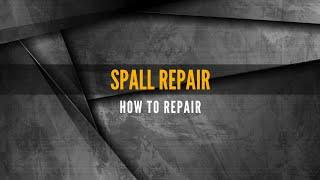 How to Repair A Concrete Spall with Flash Floor