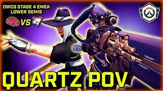 [Quartz POV] BEST Widow in EMEA! | Virtus.pro vs Twisted Minds | Stage 4 Lower Semis | OWCS EMEA