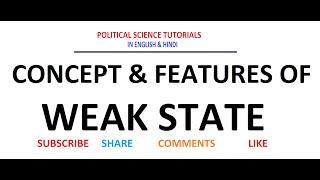 Concept and Features of Weak State