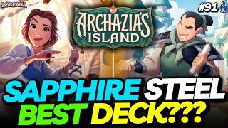  BEST DECK  Set 7 Sapphire Steel | Competitive Set 7 Decks | Podcana Episode 91 | Lorcana Podcast