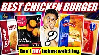 We Found the BEST FROZEN CHICKEN BURGER PATTY in INDIA!? | Frozen Burger Patty Review