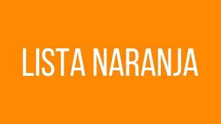 LISTA NARANJA - ALIMENTOS DE USO MODERADO - Dieta de las 4 Comidas