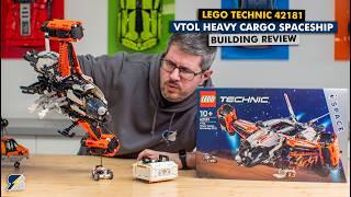 The most swooshable LEGO Technic set - 42181 VTOL Heavy Cargo Spaceship detailed building review