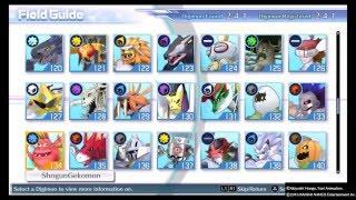 Digimon Story Cyber Sleuth - DIGIMON evolution CHART (ENGLISH)