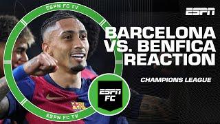 Raphinha and Lamine Yamal shine as Barcelona advances past Benfica | ESPN FC