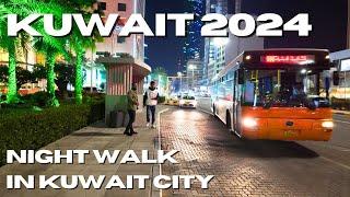 Kuwait City  Night Walk - Kuwait Walking Tour [4K]