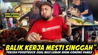 BERATUR PUN PELANGGAN SANGGUP..Demi Ayam Goreng Panas-Panas..Foodtruck KING Nasi Kukus Bukit Jalil