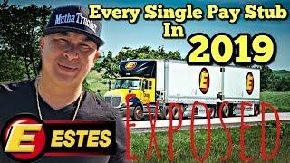 Estes Truck Driver Exposes 1 Year Worth Of Paystubs