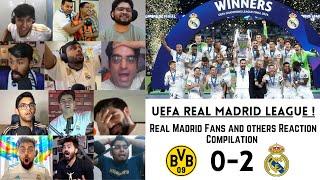 REAL MADRID Fans and Others react to CHAMPIONS LEAGUE FINAL 2024 | BVB 0-2 REAL MADRID | 02-06-2024