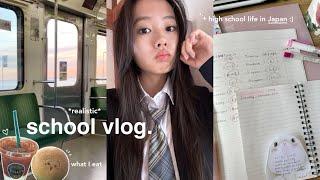 DAYS IN MY LIFE of A Japanese high school student: realistic days, studying, stationery haul