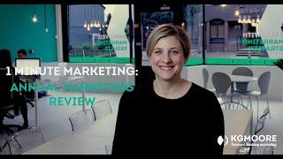 1 Minute Marketing - Annual Marketing Review