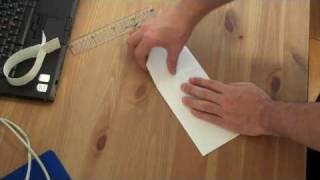 How to make a flying fish paper airplane