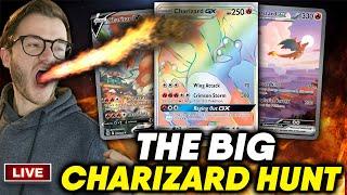 BIG CHARIZARD HUNT! Burning Shadows Brilliant Stars Pokemon 151