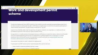 Work Development Program (WDP) Scheme