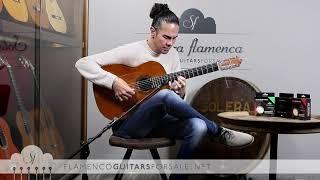 Gerundino Fernández 1970 flamenco guitar for sale played by Alberto Fernández