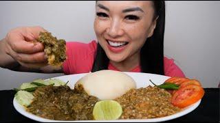 FUFU (ASMR EATING SOUNDS) NO TALKING | SAS-ASMR