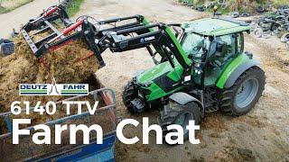 Chris chats with Deutz-Fahr owner James about how Power Farming work to keep farmers growing