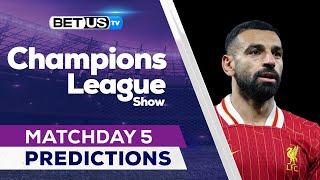 Champions League Picks Matchday 5 | Champions League Odds, Soccer Predictions & Free Tips