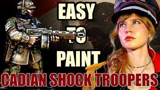 Ultimate Guide to Painting Cadian Shock Troopers- EASY GRIMDARK