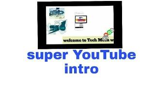 Cool intro-super YouTube intro template tech mech guru